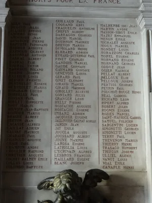 Plaques aux Morts de la Cathédrale de Grenoble